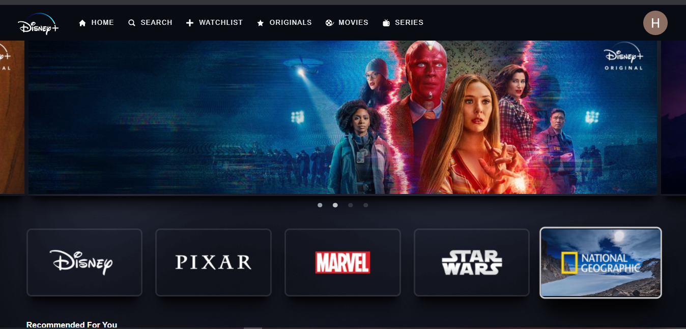Disney+ Clone
