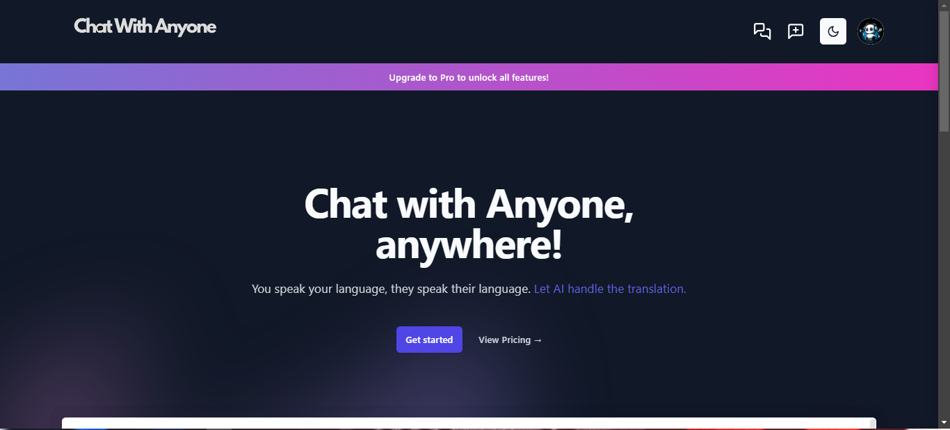 SaaS Chat Application